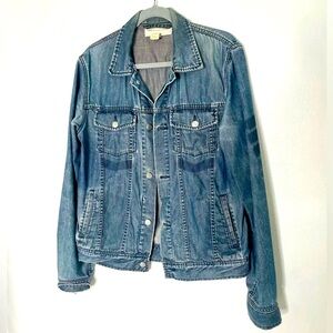 Marc by Marc Jacobs military strip Denim Jacket. Size Large